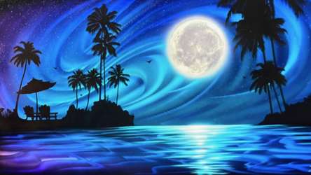 Epic Key West Nights- 22X44 