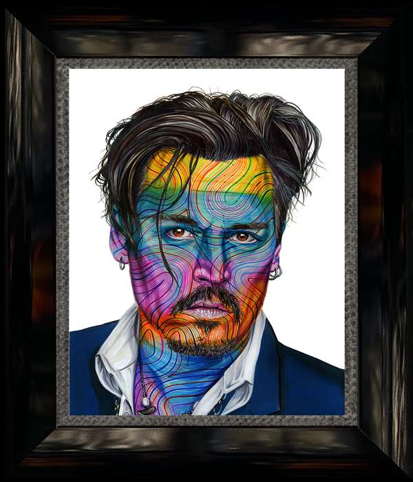 Joshua RomanArt titleJonny Depp 20X16 <or> 28X24F