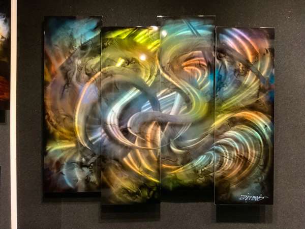 Chris DeRubeisArt title4 Panel Sleek 38x48