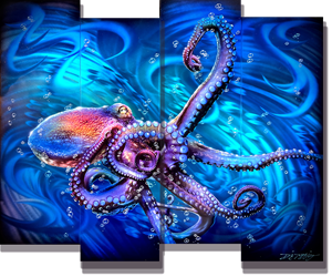 4 Panel What's Kraken Panel 37X44